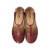 Pikolinos派高雁22夏季新品牛皮包头坡跟镂空魔术贴凉鞋PM221314 西瓜红 37