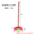 康丽雅 K-2315 木杆塑料单个小扫把 物业学校笤帚清洁扫帚 双层塑料丝硬毛-10个装