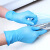 英科医疗（INTCO）一次性合成防护手套蓝色食品级无粉光面M5.0g 100只/盒 S 