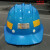 OLOEY矿用施工煤矿井下矿山专用安全帽挂头灯玻璃钢劳保头盔 玻璃钢 蓝色