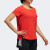 阿迪达斯（Adidas）短袖T恤女装夏季跑步健身训练运动衫休闲透气舒适 GP3968红色  S