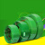 自动打包机用热熔打包带 PET塑钢带绿色手工钢塑带1608型包装带绳 宽16mm厚08mm(750米)10kg