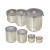 工途油漆桶铁皮桶空桶乳胶漆桶圆桶涂料桶带盖小铁罐沥青取样0.2-20L 5L乳胶漆桶