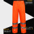 征战虎 雨衣雨裤套装 分体式雨衣双层带反光条 ZKR723 荧光橙 180cm