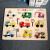 1-2-3岁数字母形状卡通认知积木质手抓板玩具 拼图幼儿童宝宝 淡蓝色 JQN小红帽认知板