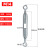 镀锌开体花篮螺丝钢丝绳拉紧器收紧器伸缩紧绳器花兰螺栓M6/8/10 [镀锌]圈+圈M14*250