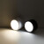 开尔照明（CARE）LED明装式筒灯 3.5寸 8W 白光 精品系列 黑壳