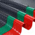 七彩阁 防水防滑地垫塑料垫 PVC塑胶地板垫子人字纹 绿色 0.9m宽*2.5mm厚 12米长