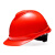 梅思安（MSA）ABS 透气款 超爱戴帽衬 灰针织吸汗带 C型下颏带 安全帽 10172485红色 