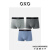 GXG内裤男纯棉男士内裤透气内裤男生四角裤裤衩短裤 深灰色+灰绿色+灰蓝色. 170/M