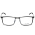 圣罗兰Saint Laurent eyewear 男女光学镜架 方形细框近视眼镜 可调节不锈钢镜腿 黑色镜框 SL 180-001 53mm