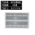 400孔面包板线MB-102 SB-500电路板洞洞板实验板可组合拼接830 透明400孔面包板