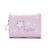 SEXY LOOK小姐姐新款钱包短款纯色时尚女士 多卡位三折搭扣手拿包包wallets 粉色