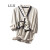 陆际（LUJI）针织衫 知性优雅上衣波点飘带女装香港潮牌羊毛薄针织衫2021早秋新款 白色 M