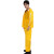 Shock clan 针织布分体反光雨衣成人户外雨衣劳保外卖雨衣套装 黄色雨衣套装XL