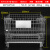 折叠仓储笼金属物流周转箱铁框快递铁网笼子仓储笼车储物笼蝴蝶笼 80*60*64【5】不加轮50*100