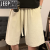 吉普（JEEP）灯芯绒短裤男夏季新款潮牌凉感宽松五分中裤美式宽松休闲运动裤子 JS100绿色 M 约110-125斤可穿