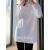 品莠欧货感小众长袖T恤女韩版宽松中长款显瘦上衣打底衫秋装 363白色 s