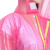 比鹤迖 BHD-2756 PVC防暴雨分体雨衣套装 方块纹B款粉色套装XL 1套