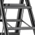 Honey Cute梯子家用人字梯折叠室内加厚多功能置物梯 黑色加厚碳钢 两步梯