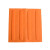定制盲道砖橡胶pvc安全盲道板防滑导向地贴30cm盲人指路砖 30*30CM橙色条状