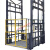 适用导轨式升降机电动小型仓库厂房简易电梯单轨双轨液压固定货梯平台 3-5吨