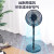 美的（Midea） 电风扇家用7叶落地扇 摇头电风扇循环通风大风量电扇台式桌面小型风扇（台地两用升级款） 黑色丨7叶台地两用