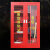 腾驰 消防柜 安全器材箱微型消防站消防器材工具全套放置柜灭火箱1.8*0.9*0.4m 消防柜双套餐