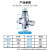 水之声 G011147 蹲便器延时冲水阀手按式厕所开关延时阀大便冲洗阀自闭式卫生间冲便器 1寸锌合金中体