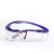 霍尼韦尔100110加强防刮擦防雾护目镜S200A系列黑蓝镜框平光眼镜 100111