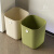 垃圾桶客厅厨房卫生间卧室厕所办公室宿舍收纳桶收纳筒废纸篓 10L(奶油白）