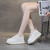 AUSHEEP UGGi澳洲进口板鞋女款厚底2024年新款休闲小白鞋 米色 37