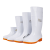 厂白色雨靴防滑大码工作雨鞋卫生靴防油加绒加棉保暖水鞋 508中筒白色 标准码 43