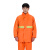 雨裤套装分体式安全环卫舒适防风防水服反光警示定制 荧光黄色网格内里 XL