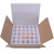 土鸡蛋快递专用箱30枚装珍珠棉鸡蛋托防震泡沫寄草土鸡蛋快递包装 对扣30枚蛋托+纸箱
