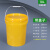 水杉20L黄色加厚pp机油桶新料润滑油桶涂料桶塑料包装桶胶桶酱桶水桶密封带盖