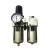 空压机气动调压阀气泵自动排水油水分离器BFC2000气源过滤减压阀 AFC-2000