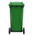 益美得 YY120A 户外环卫分类大垃圾桶可挂车垃圾箱果皮桶 挂车款120L绿色厨余垃圾