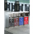 户外不锈钢分类垃圾桶商用公共场合景区物业果皮箱按压式摇盖大号 款式7一组4个(单桶价格)