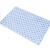 七彩阁 方形防滑垫 吸盘地垫 浴室垫 单位：件 淡蓝【大孔排水】	36*69cm
