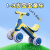 LISM儿童平衡车1一3岁无脚踏婴幼儿滑行车宝宝滑步学步溜溜车四轮童车 蓝色