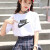 耐克（NIKE）短袖女装2024夏季新款圆领T恤透气半袖休闲运动服 BV6170-100 160/84A/M