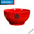 日式陶瓷红色面碗大汤碗红碗结婚碗筷套装情侣对碗喜庆礼品碗筷勺 4.5英寸一个送筷子