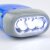 海斯迪克 HKL-1060 应急手压电筒 三LED灯 塑料手捏电筒 捏发电灯 蓝色*1个