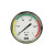 米茨 绿色1/2圆反光压力表标识贴5条/张 5*5CM 反光膜材质背胶FBS04