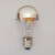 爱迪生灯丝LED无影灯泡半电镀银色金镜面反射装饰有可调光中性光 G45-4W暖光-金色(E27) 其它 其它