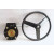 SMVP适用于蝶阀涡轮传动头/手轮配件 涡轮变速头蜗杆机械手动传动器/ DN400通用单手轮（铸造）