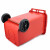 富都华创 环卫户外垃圾桶红色30L大号商用果皮箱带盖塑料垃圾桶 FDHC-LJT-01