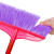 领象 环卫硬毛学校扫把笤帚 木把小扫把大户外塑料硬丝 紫水波纹