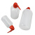 午励 吹气瓶 冲洗瓶 塑料洗瓶 红头塑料挤瓶 弯头洗瓶 250ml(2个) 
